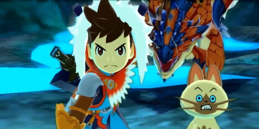 monster hunter stories main party close-up