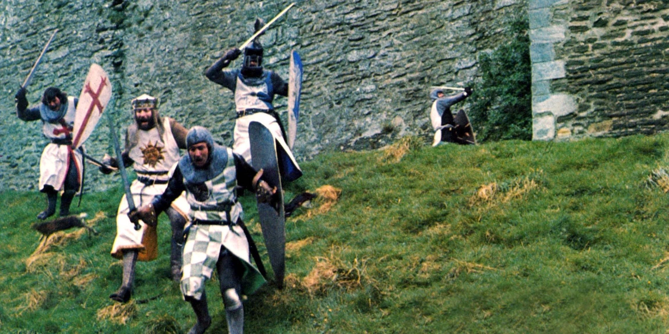 monty python and the holy grail run away scene Cropped