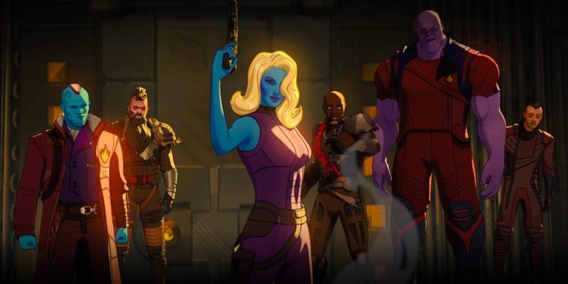 Nebula Thanos and Yondu in What If...?