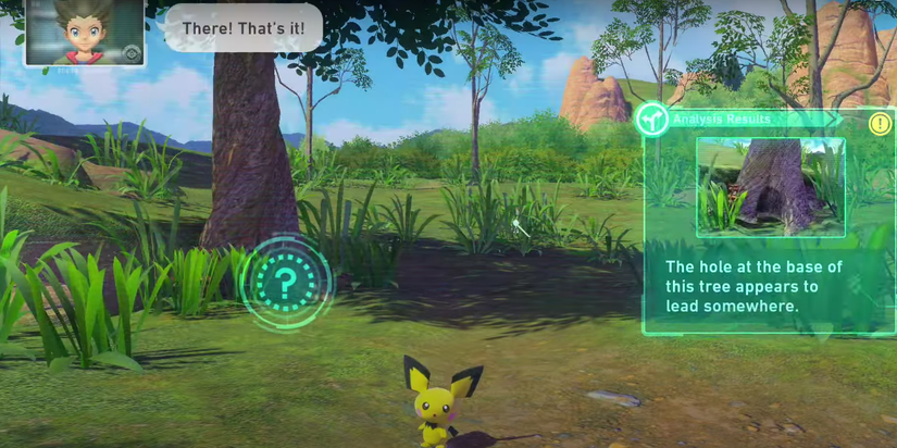 player finding the secret path to use the neo-one's shrinking feature.