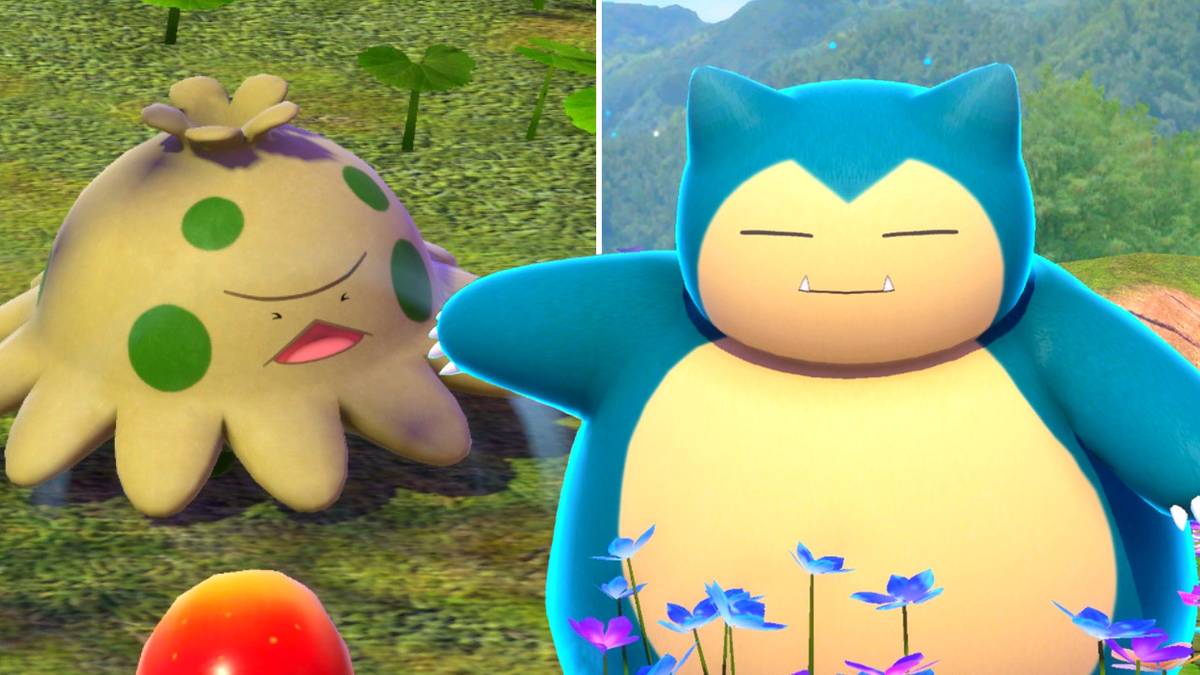 new-pokemon-snap-secret-side-path-day-shroomish-snorlax