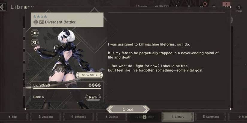 nier reincarnation 2b divergent battler