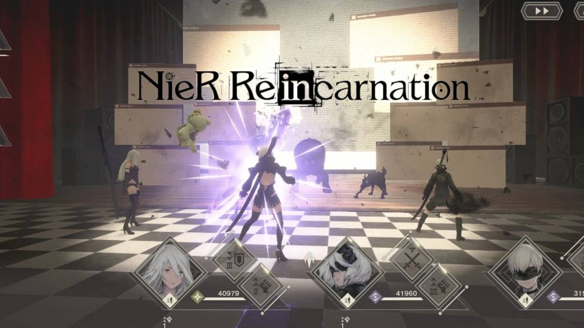 nier reincarnation battle screen