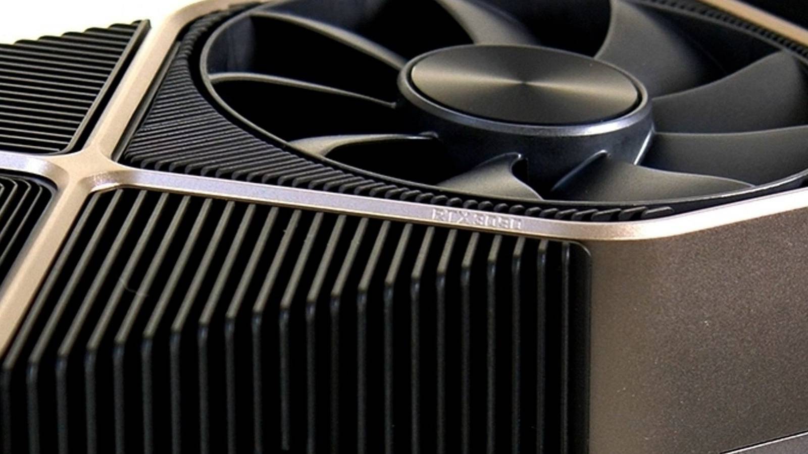 A close up photo of an Nvidia RTX 3090 graphics card.