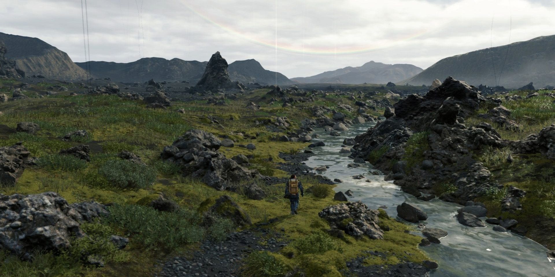 Death Stranding's map is large, but mostly empty