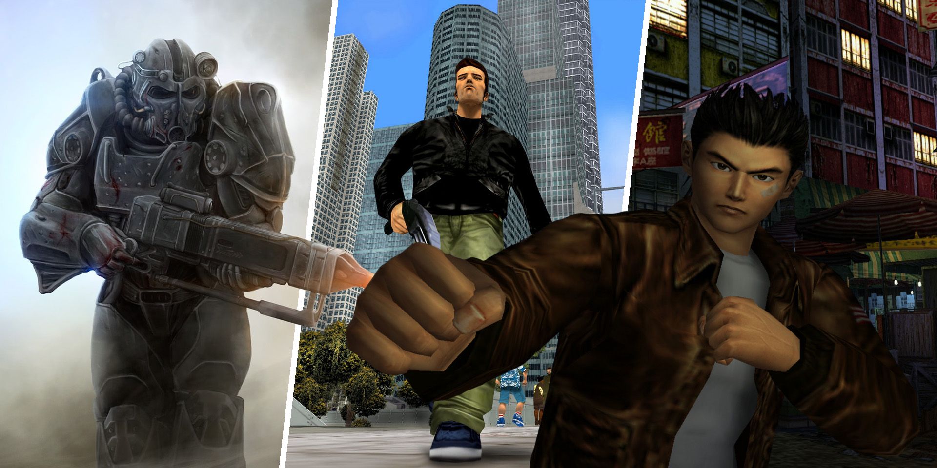Fallout, Grand Theft Auto and Shenmue