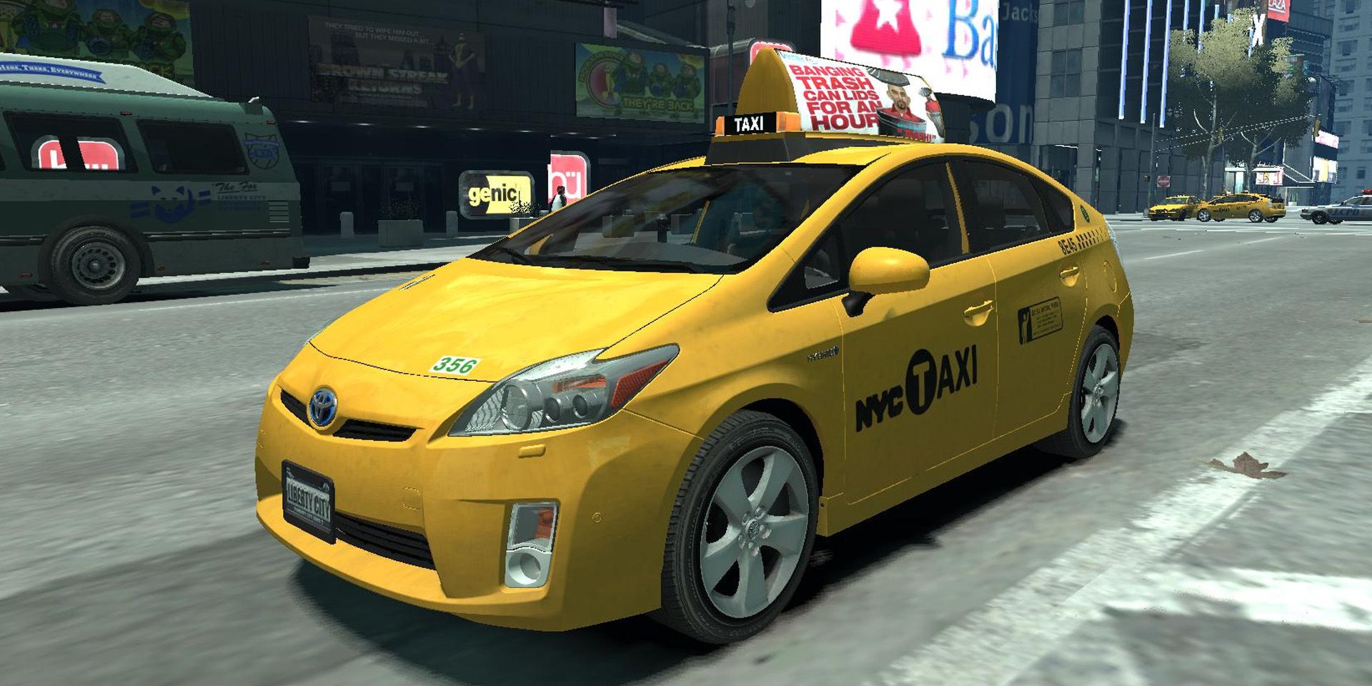 Players can use a taxi to fast travel in GTA IV