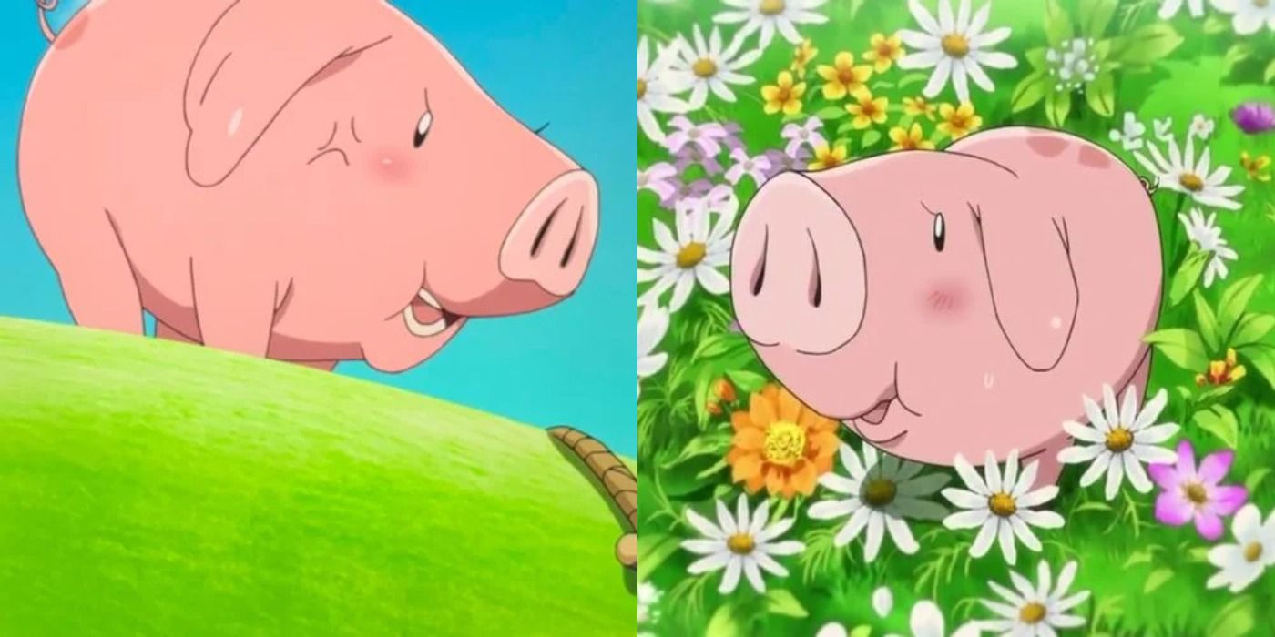 Hawk pink pig from Seven Deadly Sins anime