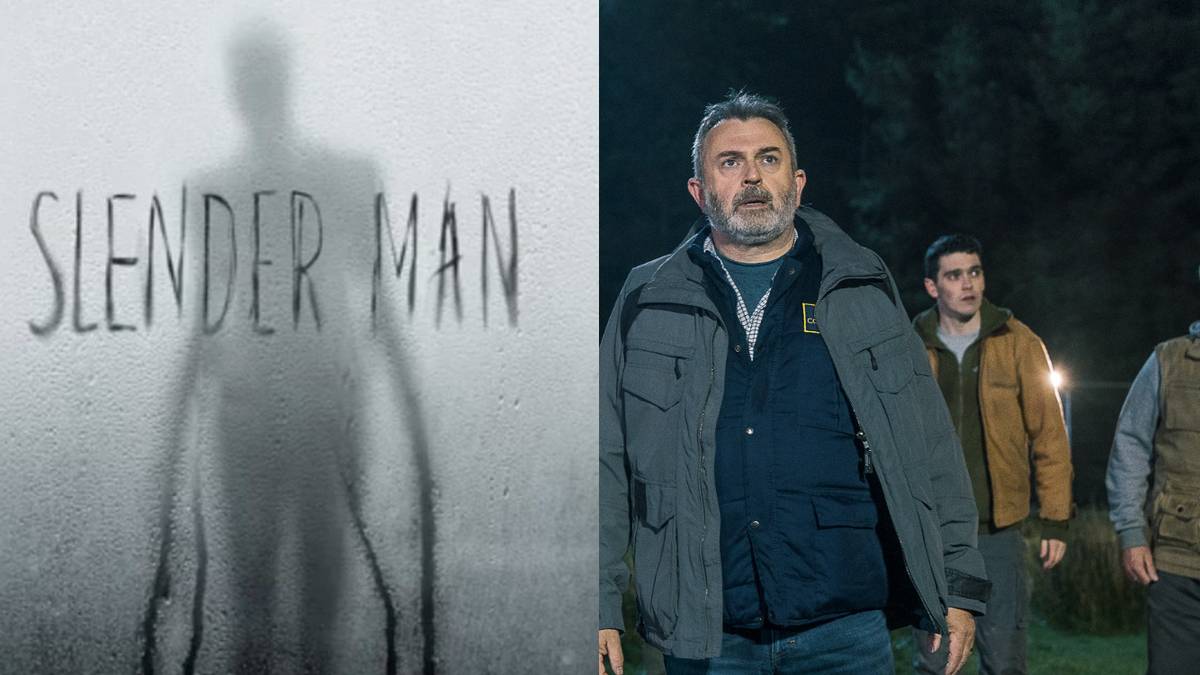 Horror films feature split image poster for Slender Man and the heroes of Boys from County Hell face a vampire