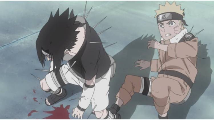 Sasuke Uchiha, Naruto's rival and comrade.