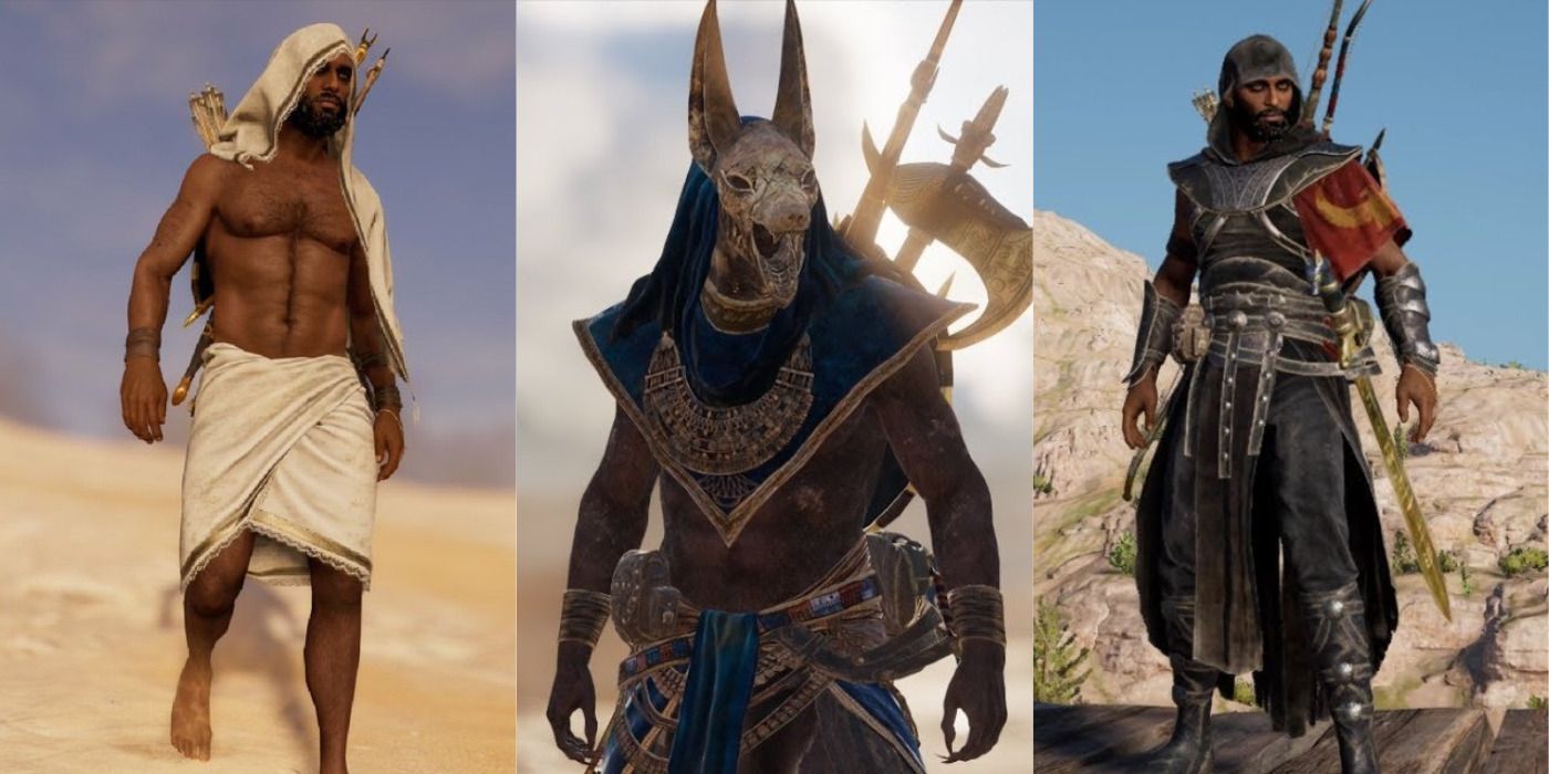 hypocrisy Phonetics protect Assassin's Creed Origins: 15 Best Outfits (& How To Unlock Them)