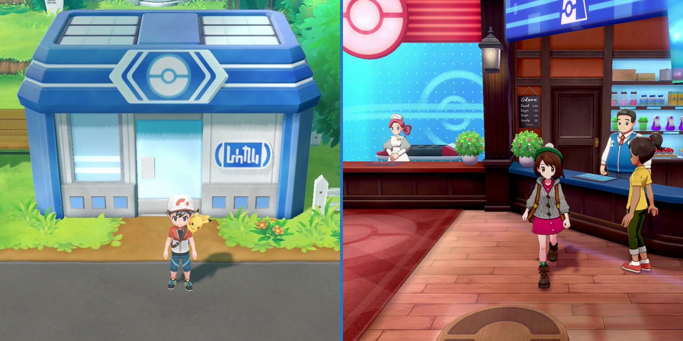 A Poke Mart in Let's Go and one in Pokemon Sword