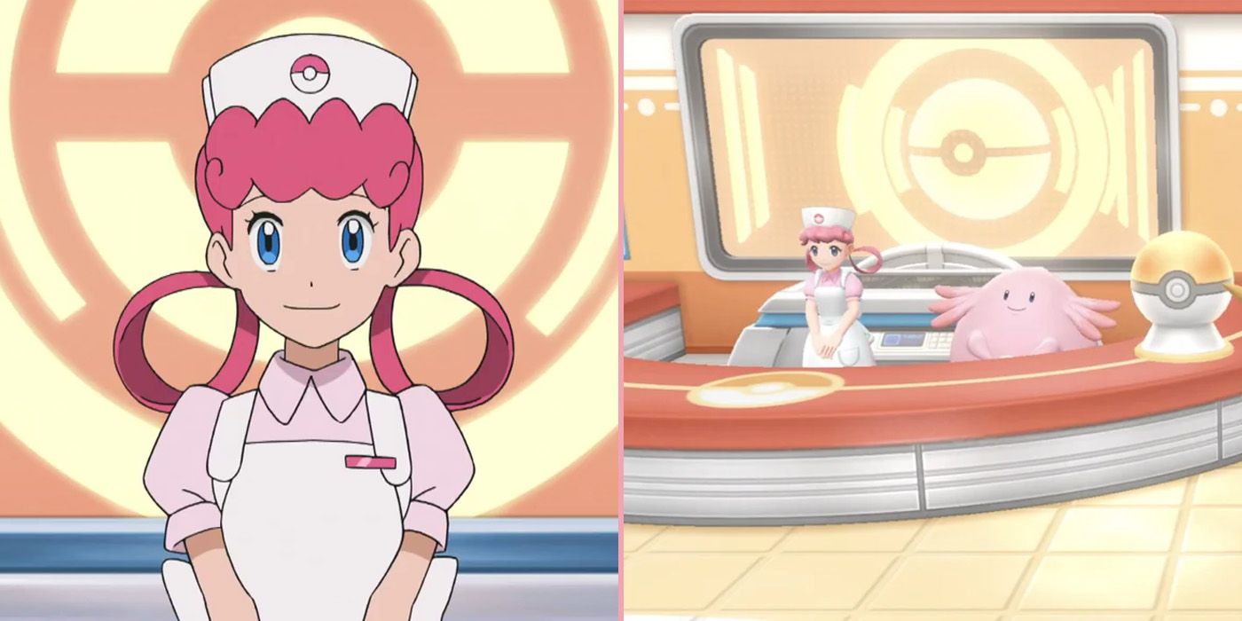 Nurse Joy in the Pokemon anime and again in the Let's Go! games