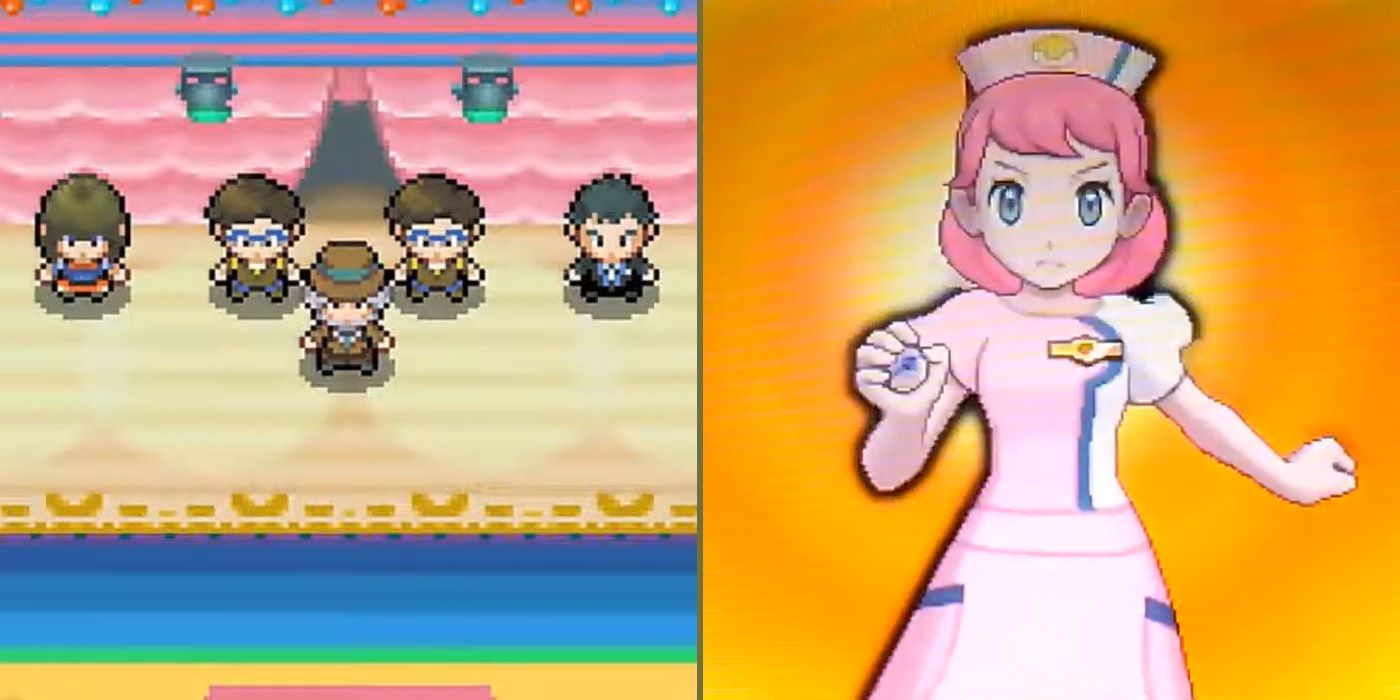 A Pokemon Competition in Pokemon Diamond and trainer Battle in Pokemon Sun