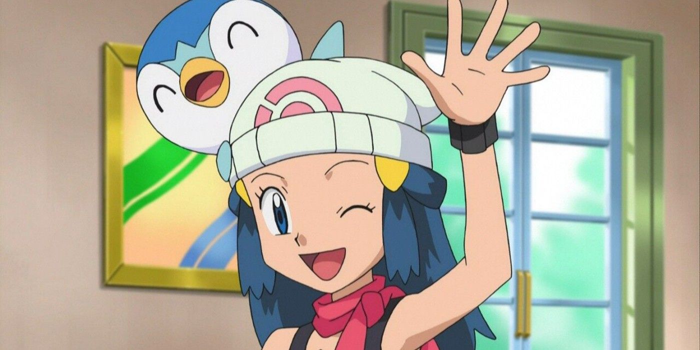 dawn with piplup pokemon