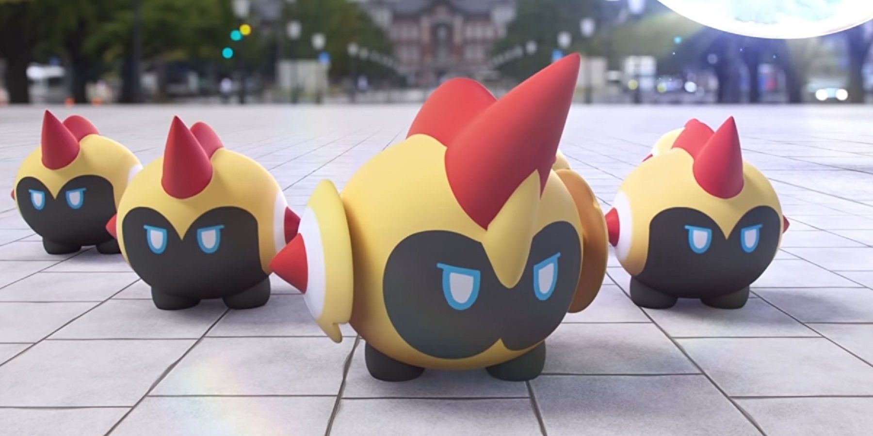 The Pokemon Falinks as it is supposed to appear in Pokemon Go.