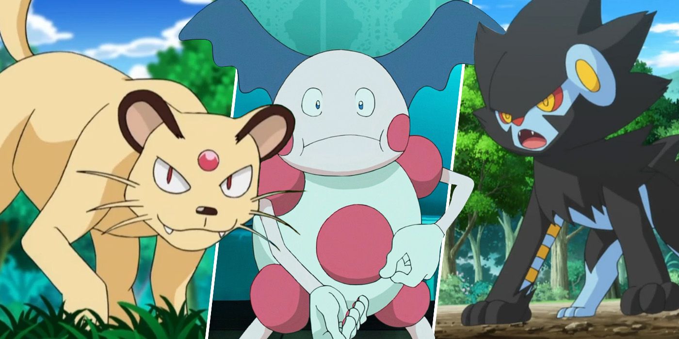 Persian, Mr. Mime and Luxray from teh Pokemon series