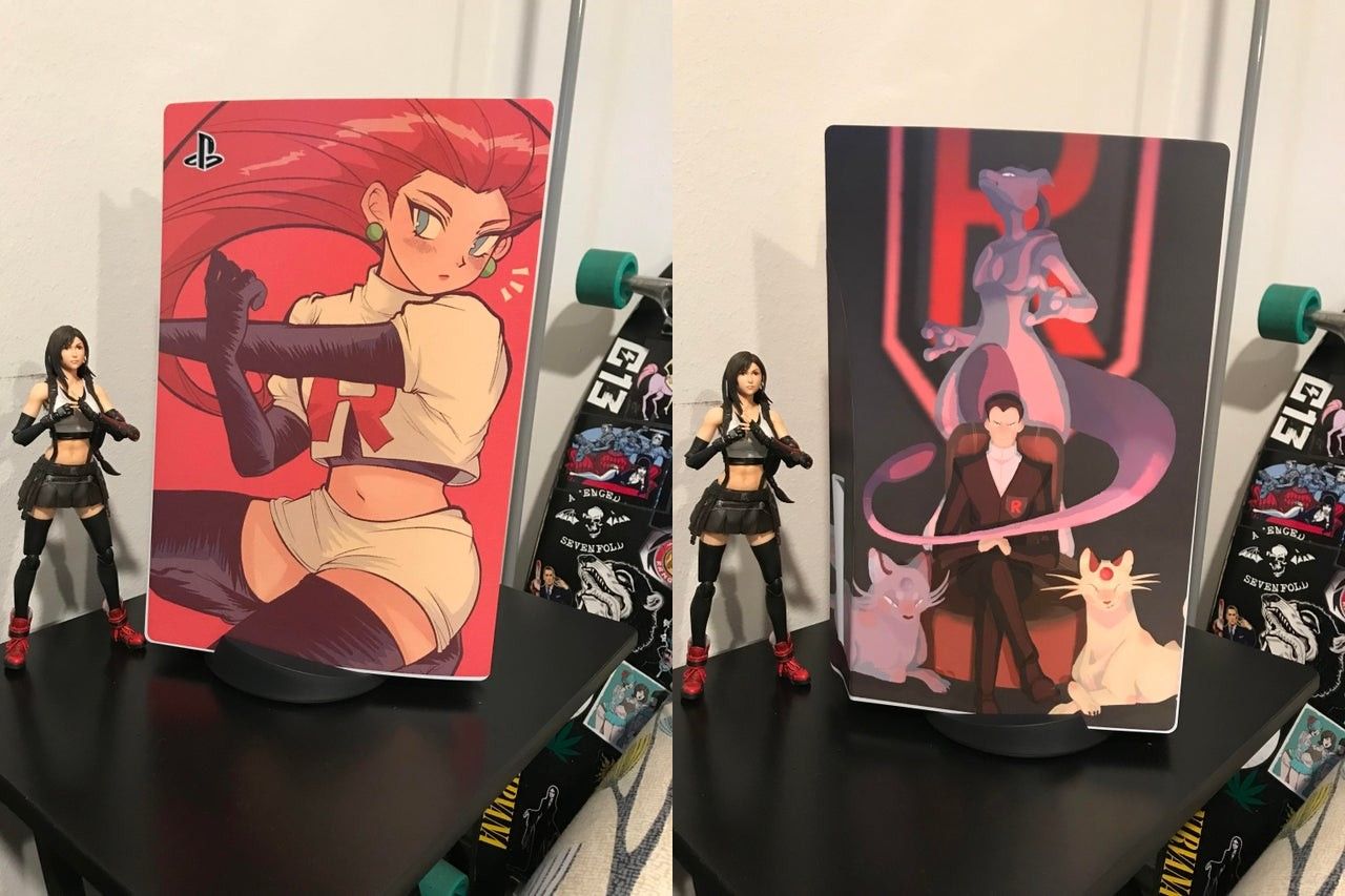 pokemon team rocket fan custom ps5