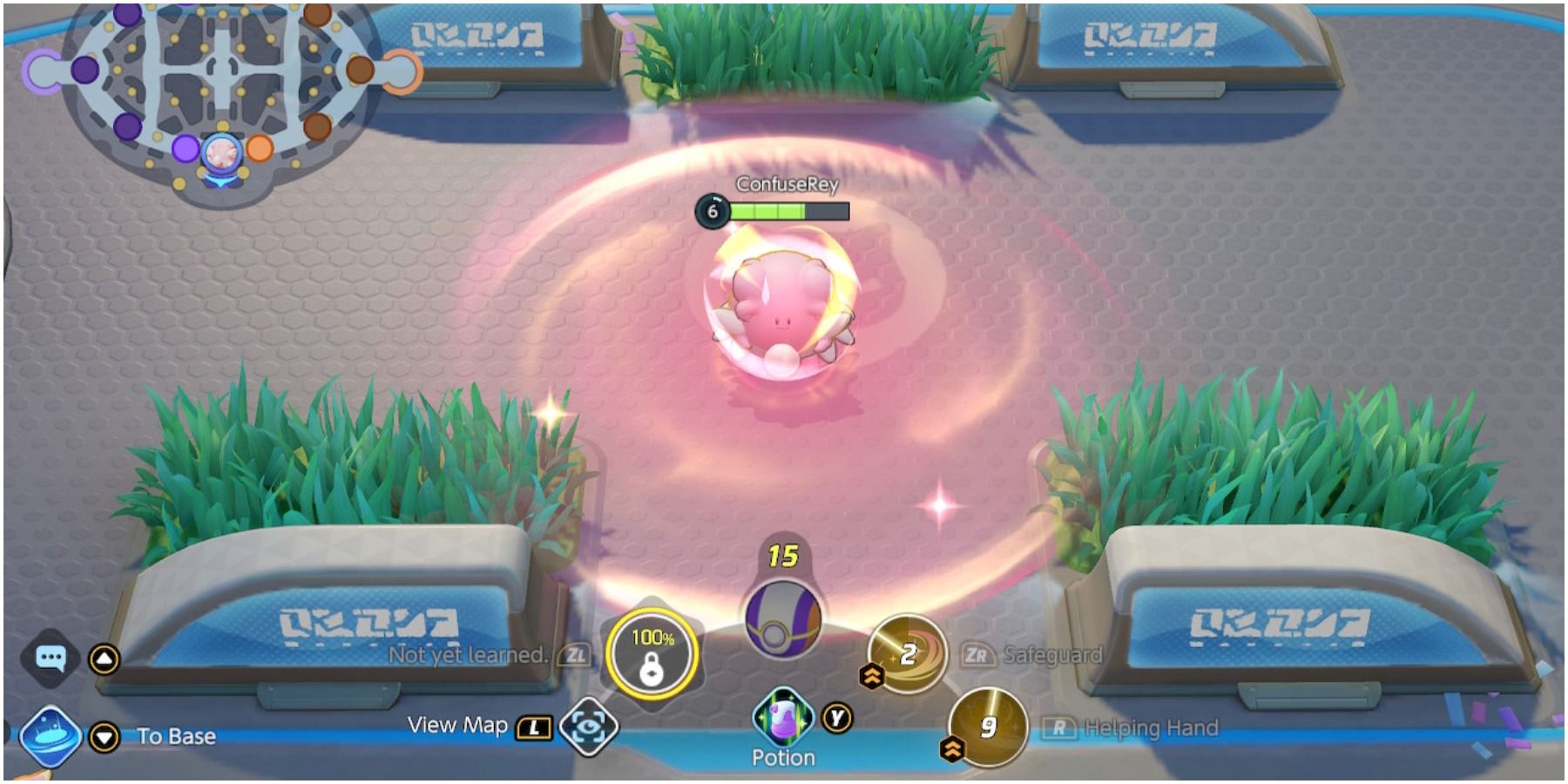 pokemon unite blissey using helping hand