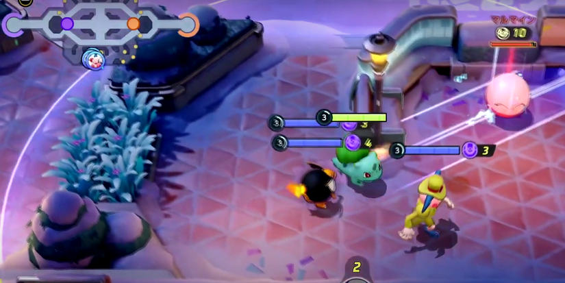 players fighting a wild electrode in a quick battle map.