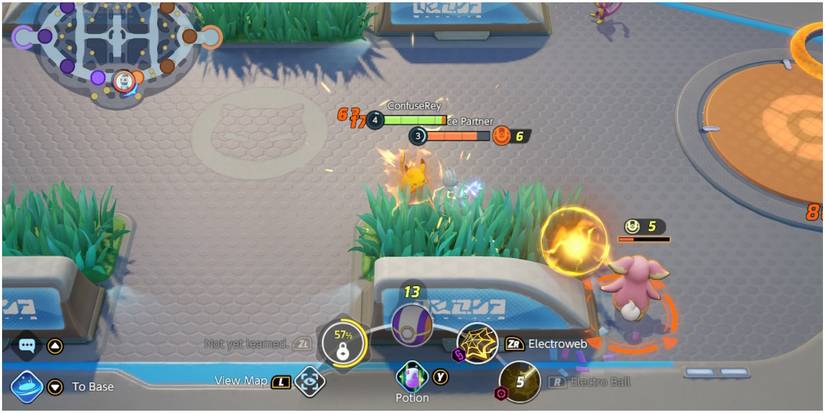 pokemon unite pikachu using electro ball