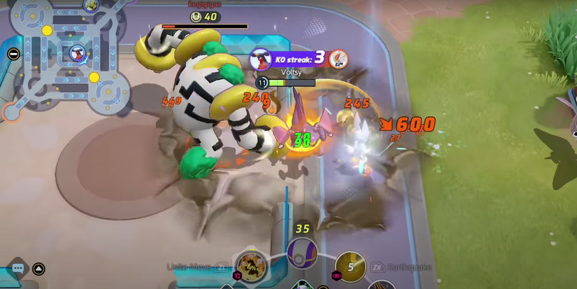 regigigas using slam on players.