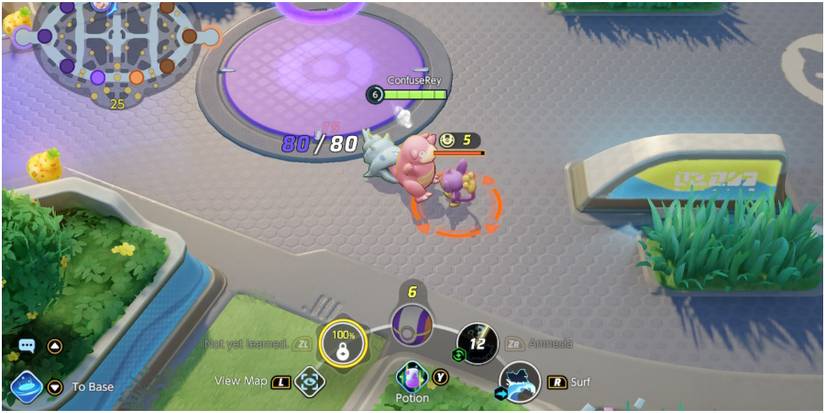 pokemon unite slowbro using amnesia