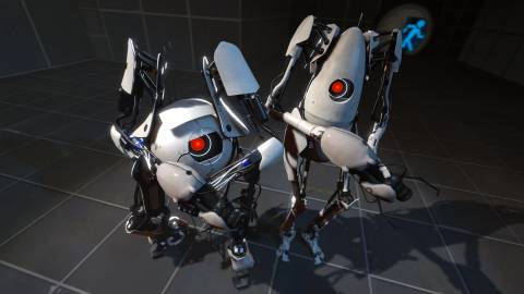 portal 2 coop robots