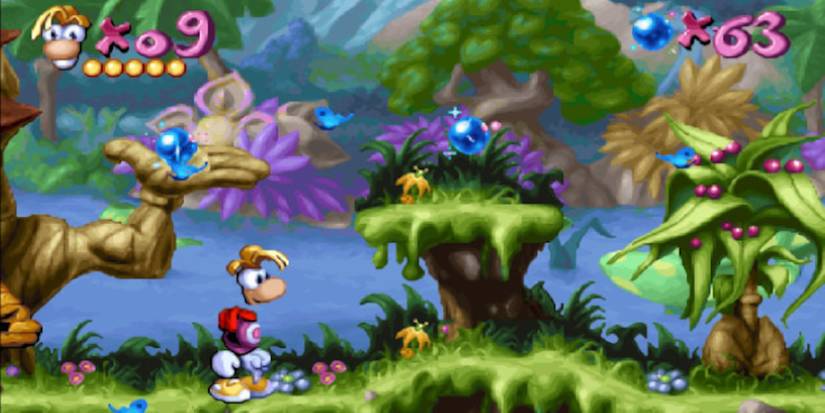rayman PS1 gameplay