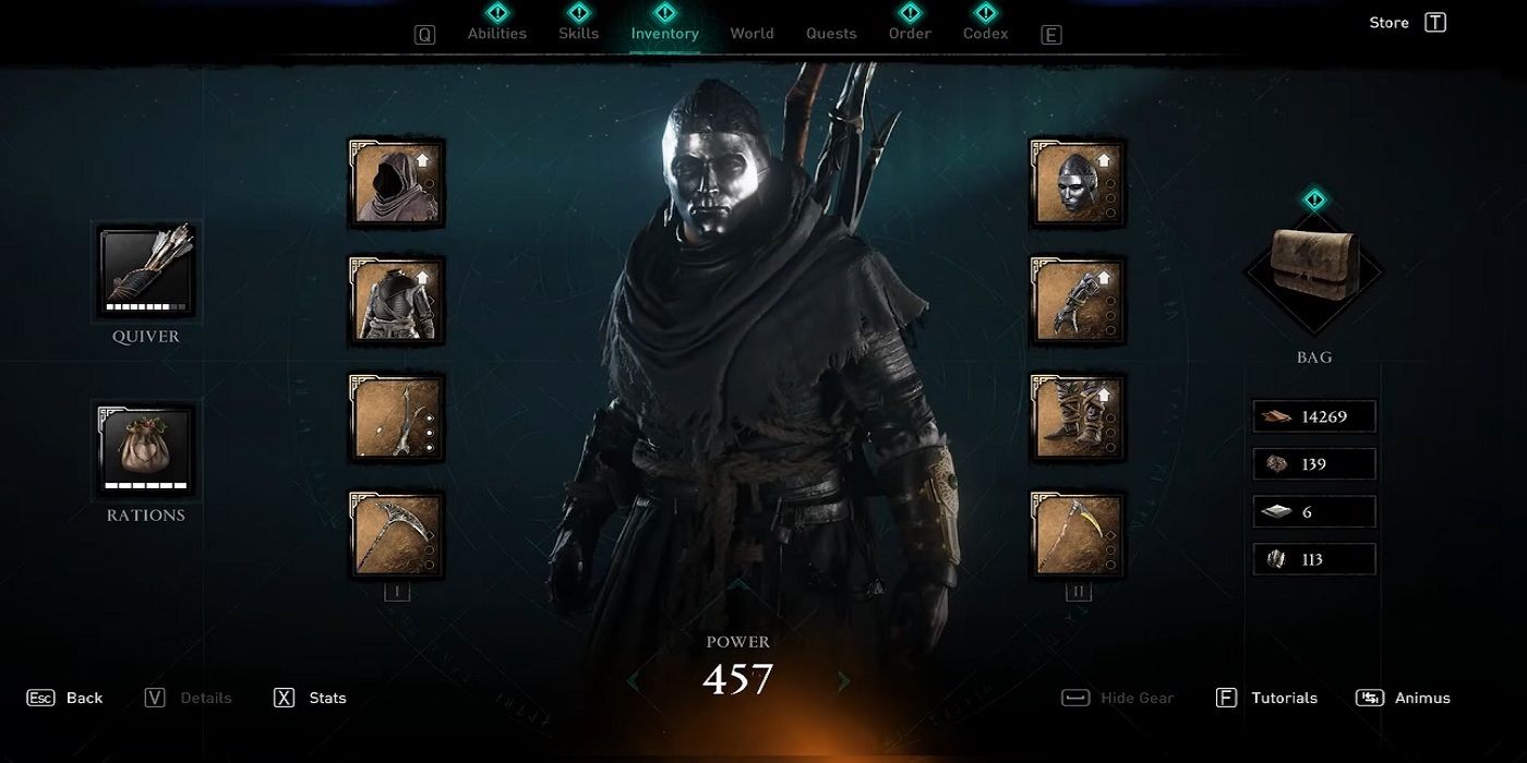 reaper set ac valhalla inventory screen