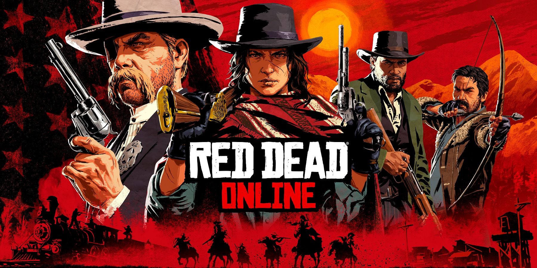 red dead online key art
