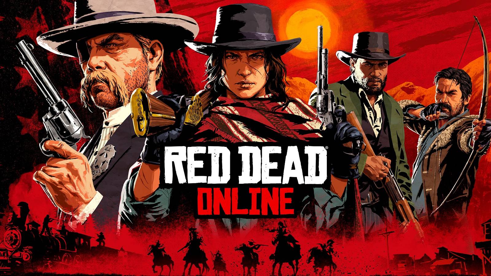 red dead online key art