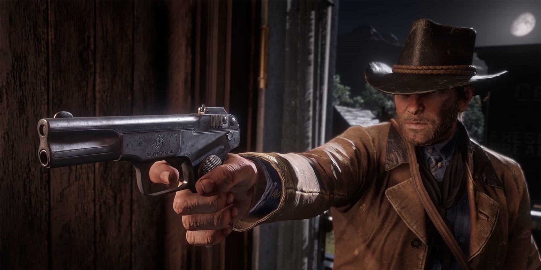 red dead redemption 2 arthur morgan gun.