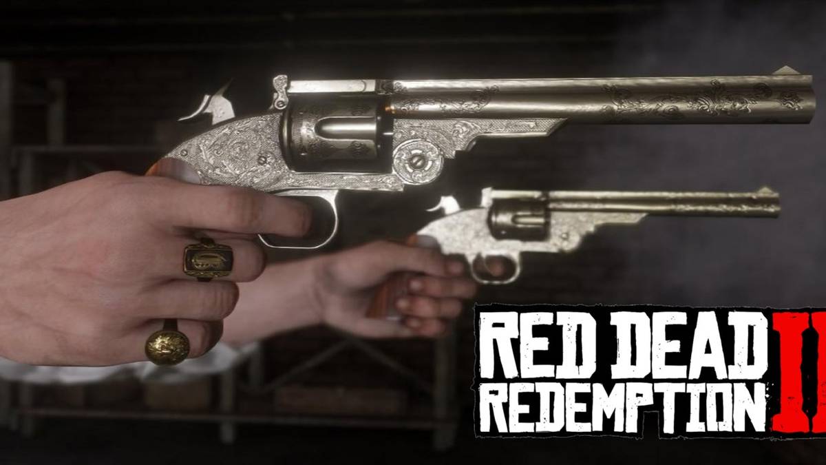 red dead redemption 2 close up guns