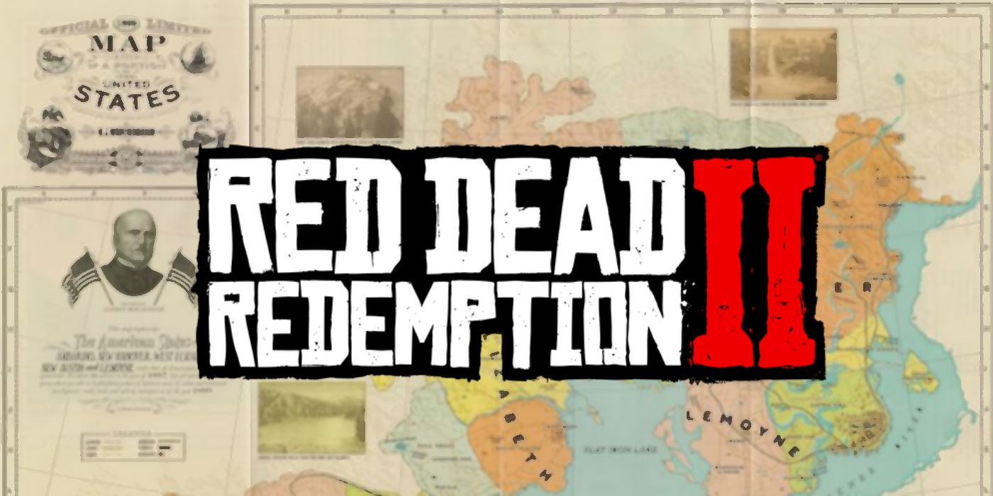 The full Red Dead Redemption 2 map shows off a big world to