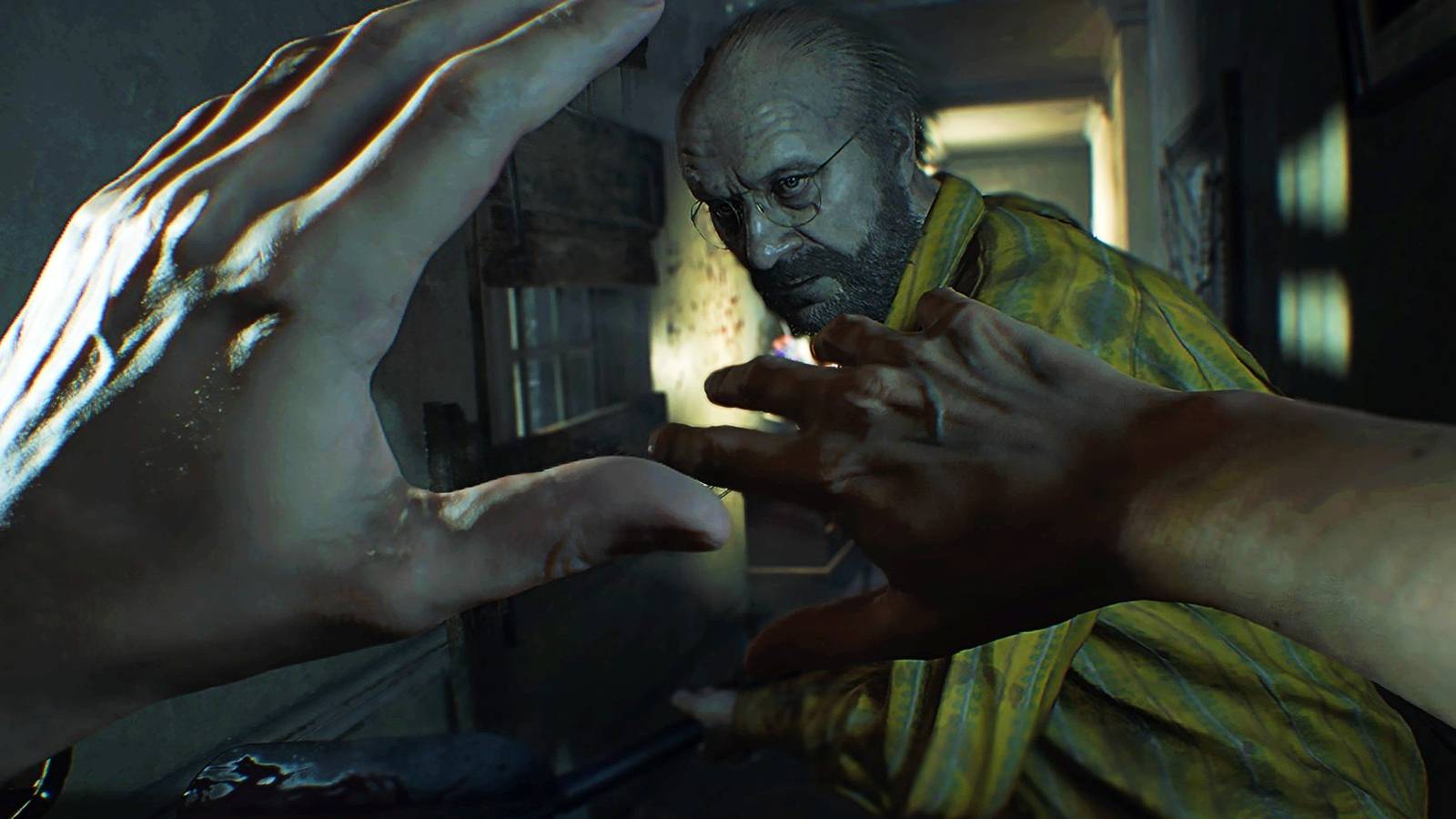 resident evil 7 jack baker attack