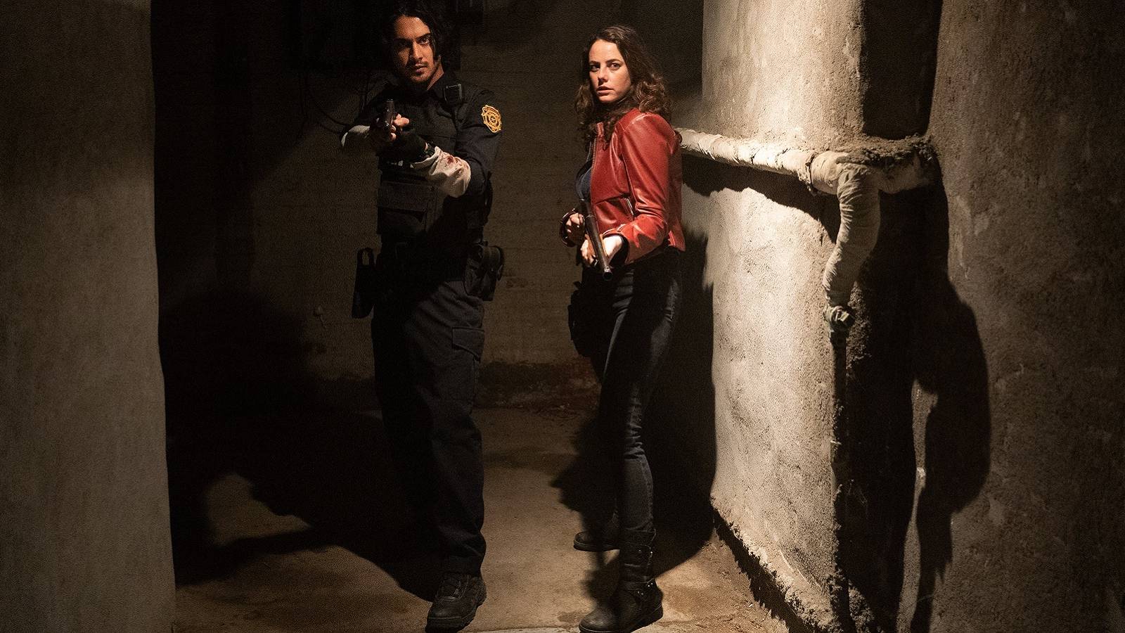 resident evil movie reboot leon and claire