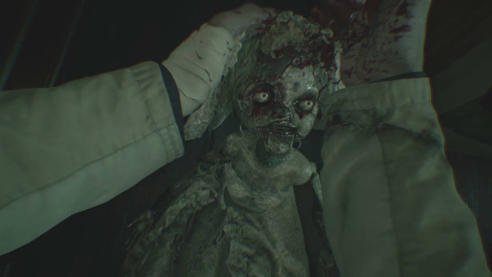 resident evil village angie stabbed by ethan