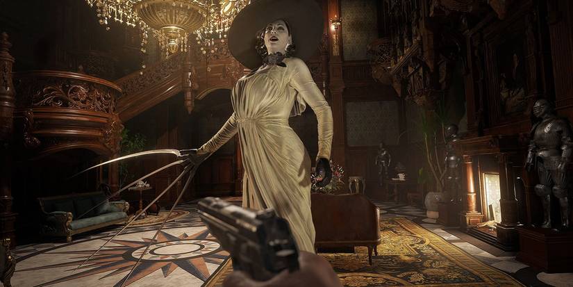 resident evil village lady dimitrescu claws