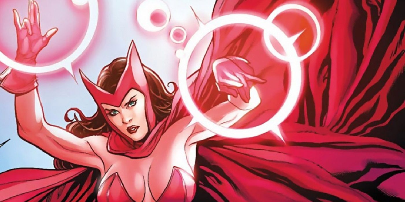 scarlet witch comic art