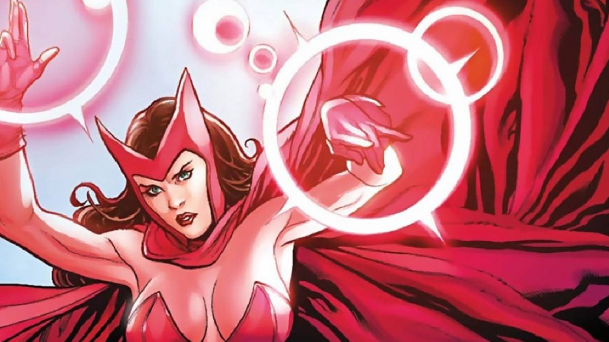 scarlet witch comic art