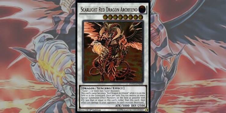 Yu-Gi-Oh! Card Scarlight Red-Dragon Archfiend 