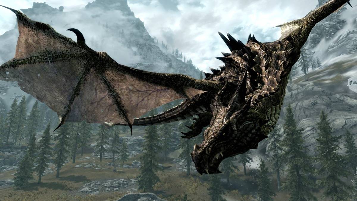 skyrim dragon