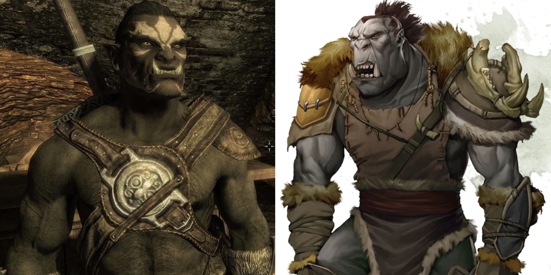skyrim orc dungeons and dragons