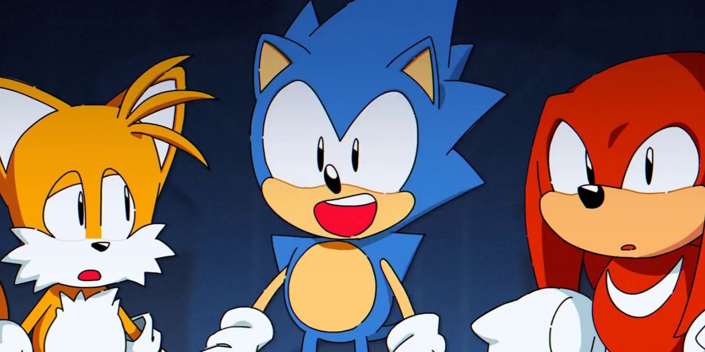 Sonic Tails and Knuckles from the Mania Plus trailer