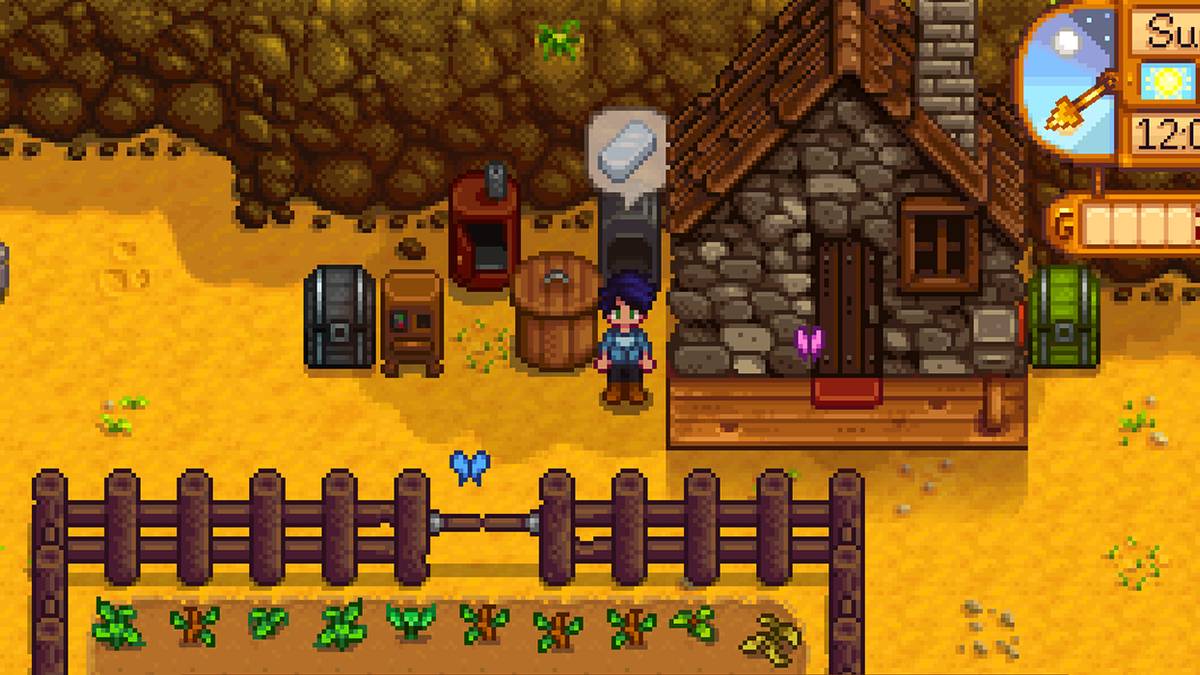 Stardew Valley Iron Bar Made in Furnace