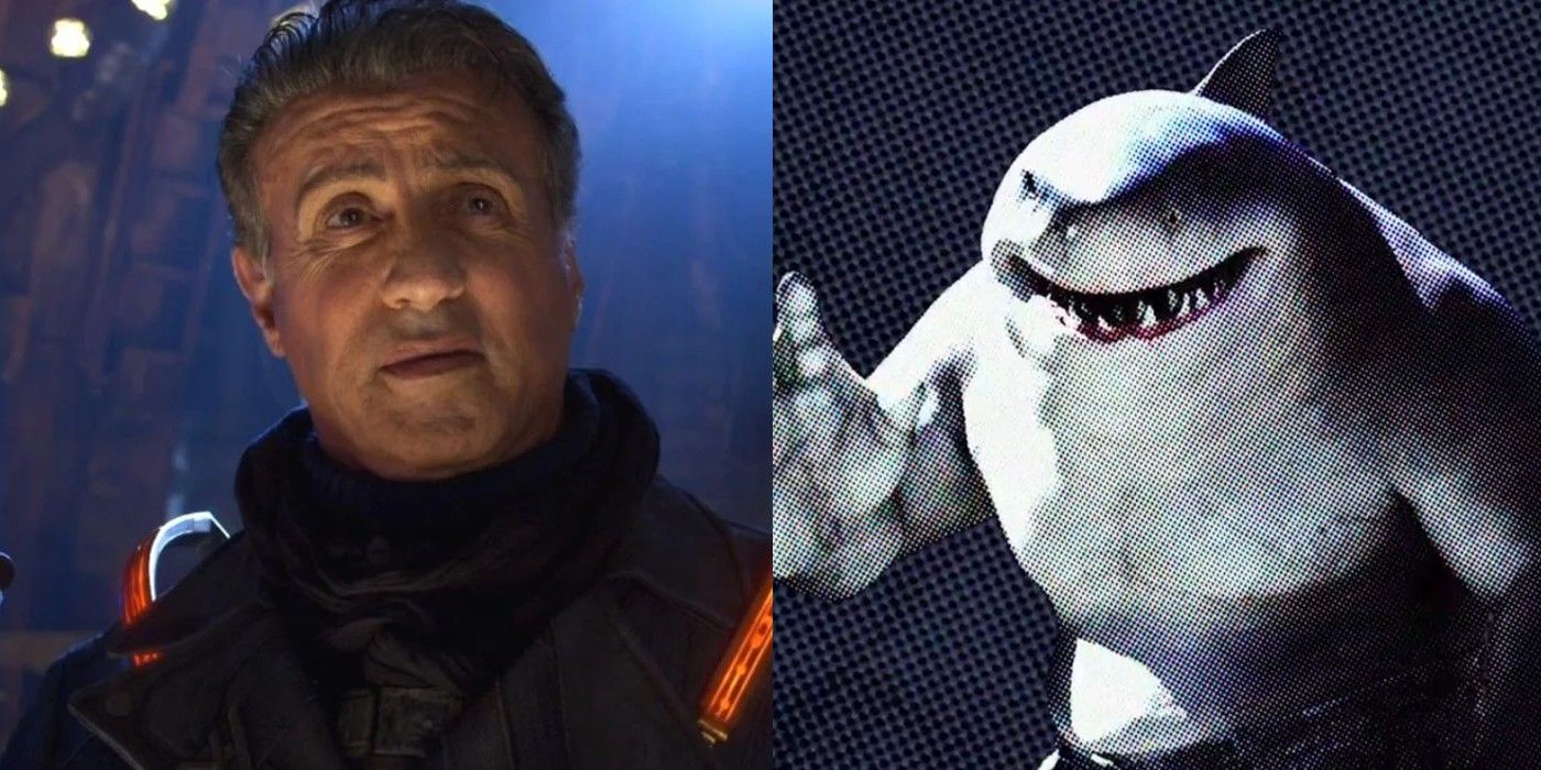 Sylvester Stallone King Shark Nanaue The Suicide Squad