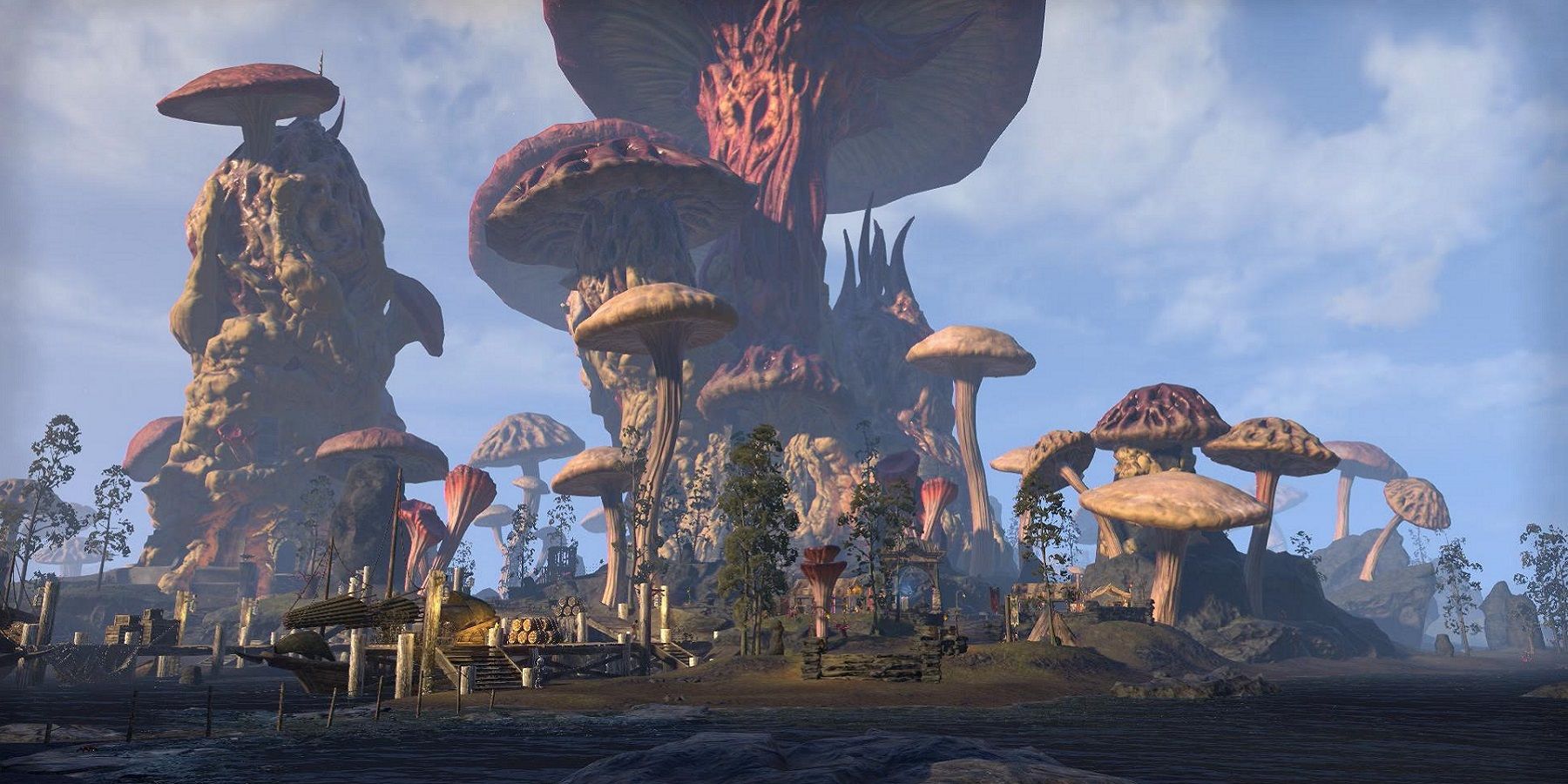 A screenshot from The Elder Scrolls Online showing House Telvanni Guild.