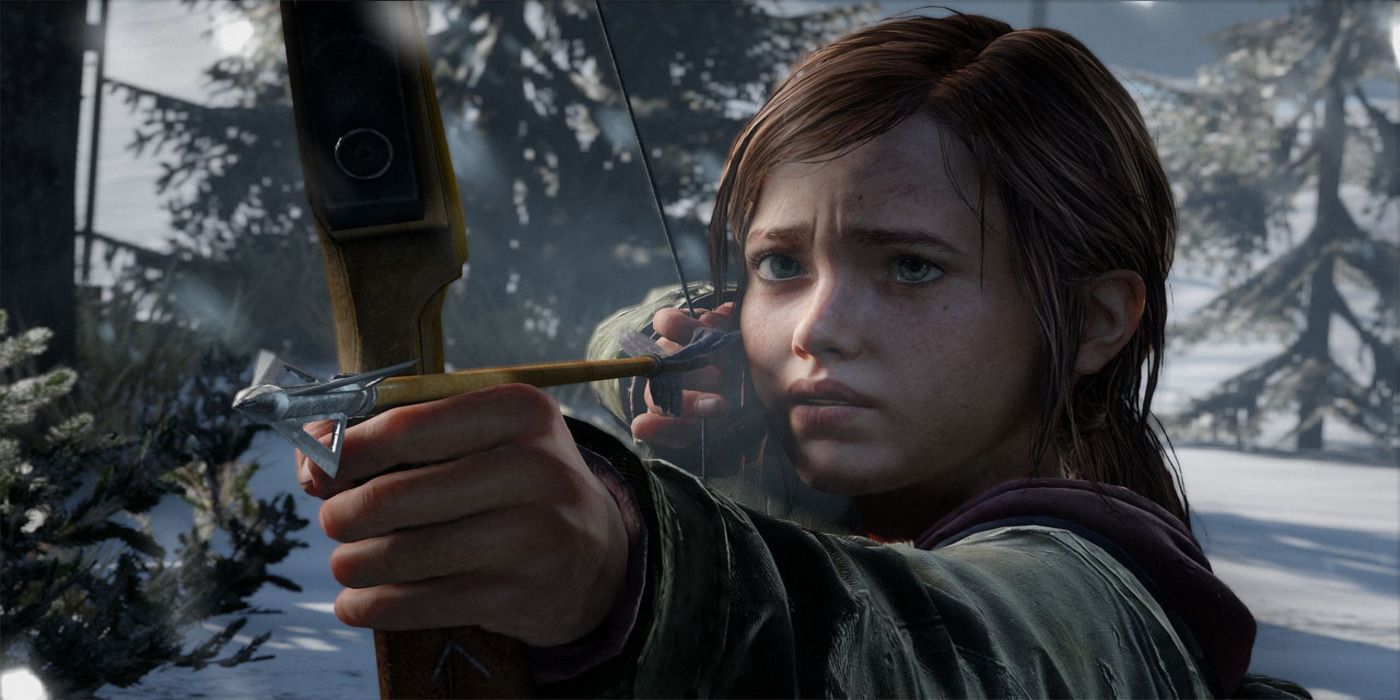 the last of us bow ellie in winter