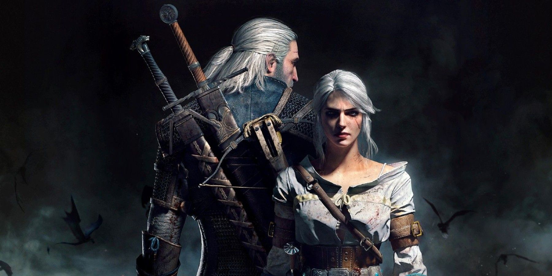 ciri and geralt from the witcher 3